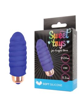 Синяя вибропуля Sweet Toys - 5,3 см.