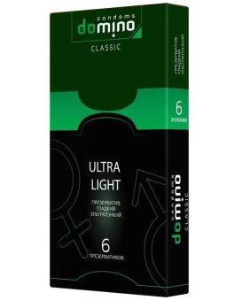 Супертонкие презервативы DOMINO Ultra Light - 6 шт.