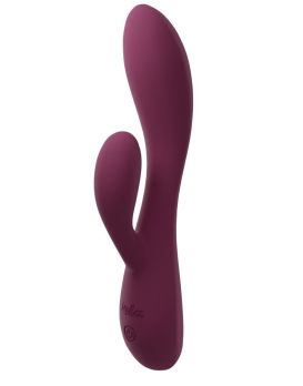 Фиолетовый перезаряжаемый вибратор-кролик Rio - 20 см.