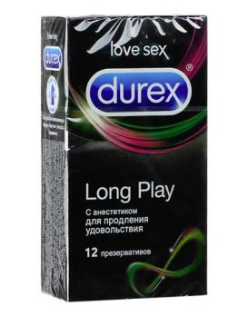 Презервативы для продления удовольствия Durex Long Play - 12 шт.