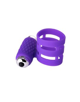 Фиолетовое эрекционное виброкольцо ADMA