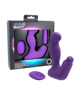 Фиолетовый вибромассажёр простаты NEXUS MAX 20