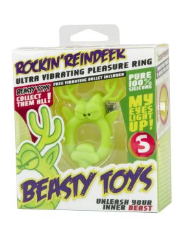 Вибронасадка Beasty Toys Rockin Reindeer в форме оленя