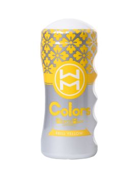 Мультирельефный мастурбатор MensMax Colors - Frill Yellow