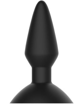 Чёрная вибровтулка Equinox с присоской