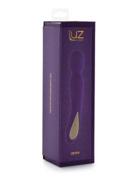 Фиолетовый wand-вибромассажёр Zenith Massager - 23 см.
