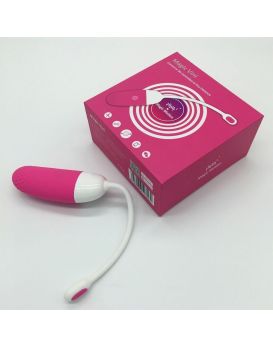 Ярко-розовое вагинальное яичко Magic Vini