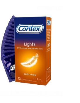Презервативы CONTEX Lights, 12 шт.