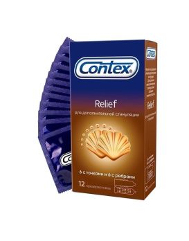 Презервативы CONTEX Relief, 12 шт.