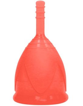 Красная менструальная чаша размера S