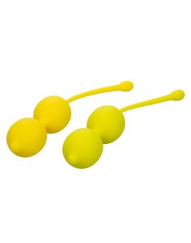 Набор вагинальных шариков-лимонов Kegel Training Set Lemon