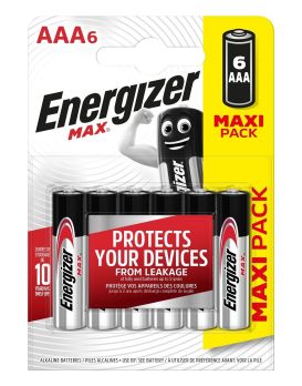Батарейки Energizer MAX E92/AAA1.5V - 6 шт.