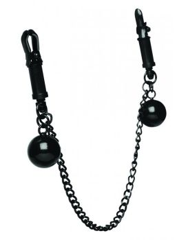 Зажимы для сосков с утяжелителями и цепочкой Clamps with Ball Weights and Chain