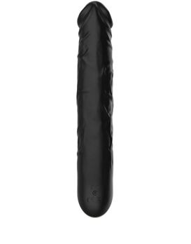 Черный вибратор-реалистик Terry - 21,6 см.