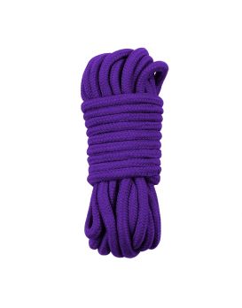 Фиолетовая верёвка для любовных игр - 10 м.