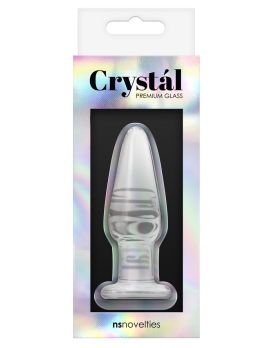 Стеклянная пробка Crystal Tapered Plug Small - 8,4 см.