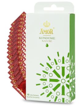 Классические презервативы AMOR Nature - 15 шт.