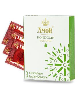 Классические презервативы AMOR Nature - 3 шт.