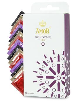 Микс-набор презервативов AMOR Mix - 15 шт.