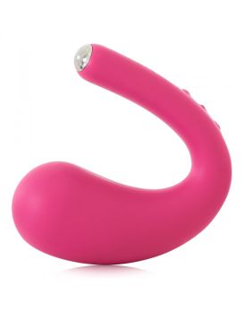 Ярко-розовый вибратор Dua G-spot   Clitoral Wearable Vibrator - 17,8 см.