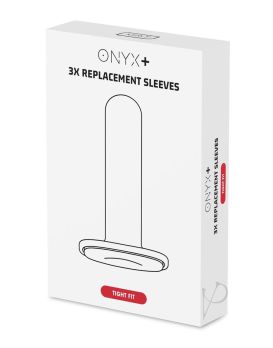 Набор из 3 узких сменных рукавов для мастурбатора Onyx