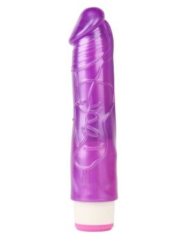 Фиолетовый вибратор Sexy Whopper - 20,2 см.