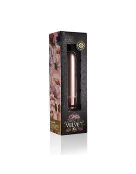 Розовая вибропуля Touch of Velvet - 9 см.
