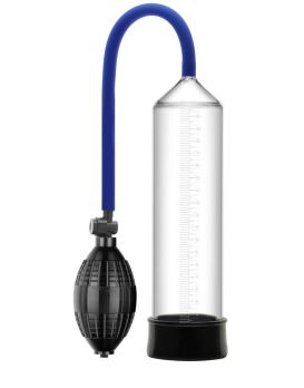 Прозрачная вакуумная помпа Erozon Penis Pump с грушей