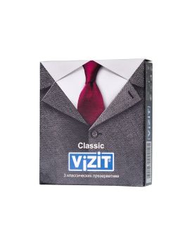Классические презервативы VIZIT Classic - 3 шт.