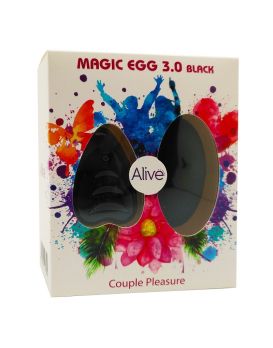 Черное виброяйцо Magic Egg 3.0 с пультом