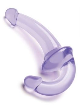 Фиолетовый безремневой страпон Strapless Strap-On