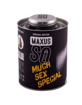 Текстурированные презервативы в кейсе MAXUS So Much Sex - 100 шт.