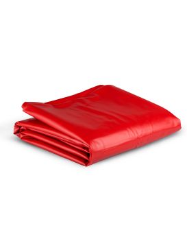 Красное виниловое покрывало - 230 х 180 см.