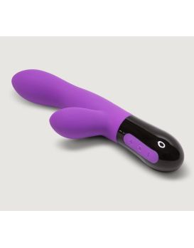 Фиолетовый вибратор-кролик Gaia 2.0 - 20,4 см.