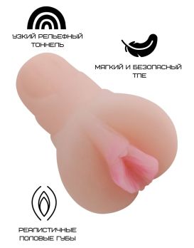 Реалистичный мастурбатор-вагина из реалистичного материала