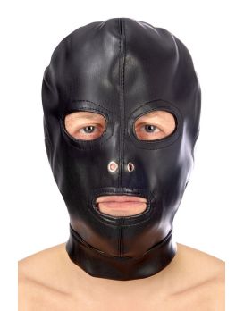 Маска-шлем с прорезями для глаз и рта