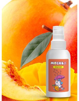Универсальная смазка с ароматом персика и манго  Москва Вкусная  - 100 мл.
