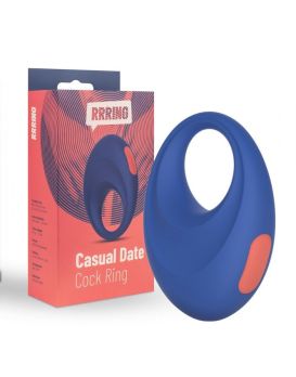Синее эрекционное кольцо RRRING Casual Date Cock Ring