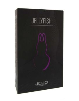 Клиторальный вибратор в форме фиолетовой медузы JOJO Jellyfish - 10,2 см.