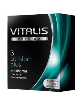 Контурные презервативы VITALIS premium №3 Comfort plus - 3 шт.