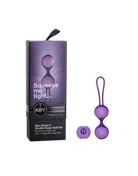 Фиолетовые вагинальные шарики MINI STELLA II KEGEL BALLS