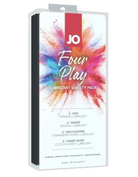 Подарочный набор из 8 саше лубрикантов System JO Four Play