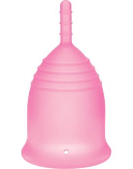 Розовая менструальная чаша Clarity Cup L