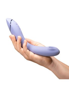 Сиреневый стимулятор G-точки Womanizer OG c технологией Pleasure Air и вибрацией - 17,7 см.