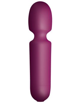 Сливовый wand-вибратор Playful Passion - 16,9 см.