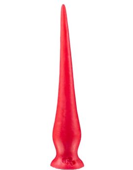 Красный фаллоимитатор  Слинк small  - 35 см.
