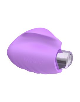 Фиолетовый вибратор Soft Touch Finger Vibe - 6.5 см.