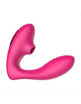 Розовый вибромассажер Clitoral Sucking Vibrator OG для стимуляции клитора и точки G