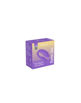 Фиолетовый вибромассажер для пар We-Vibe Sync Go