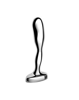 Стальной стимулятор простаты Stainless Steel Prostate Plug - 11,5 см.